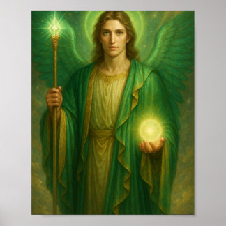 Archangel Raphael – Divine Healer of Light   Poster