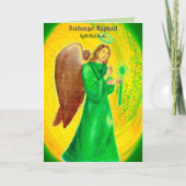 Archangel Raphael Greeting Card | Zazzle