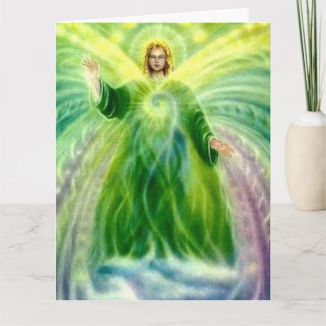 Archangel Raphael Healing Light Card (Front)