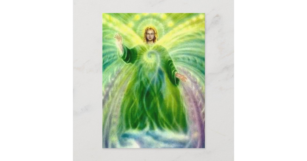 Archangel Raphael Healing Light Postcard | Zazzle