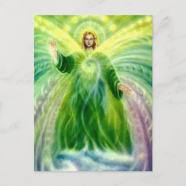 Archangel Raphael Healing Light Postcard (Front)