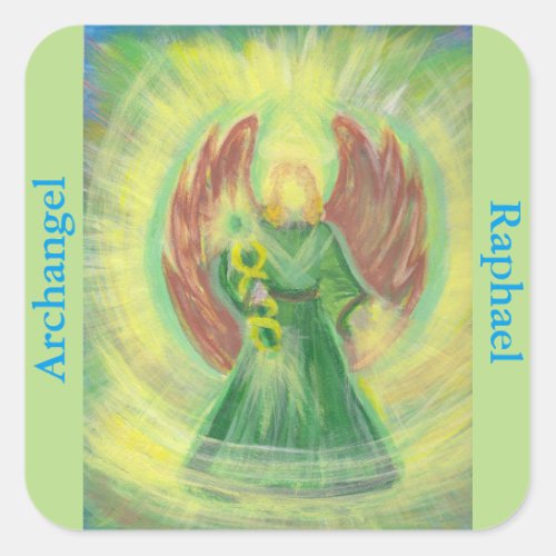 Archangel Raphael Healing Light Sticker