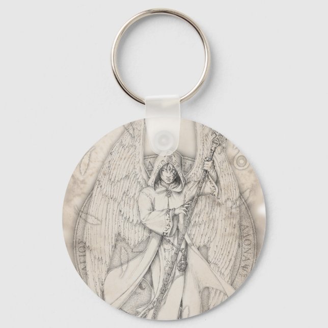 Archangel Raphael Keychain (Front)
