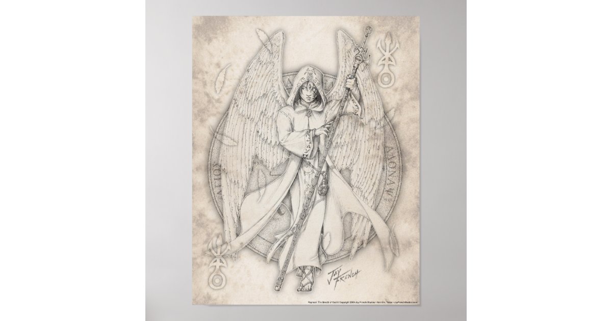 Archangel Raphael Print | Zazzle