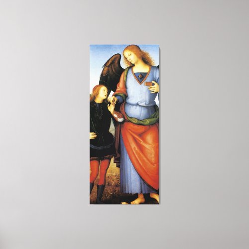 Archangel Raphael with Tobias Canvas Print