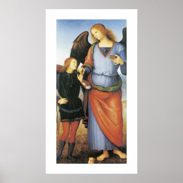 Archangel Raphael with Tobias Poster (Front)