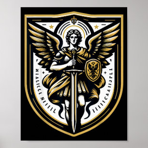 Archangel St Michael Christian Poster