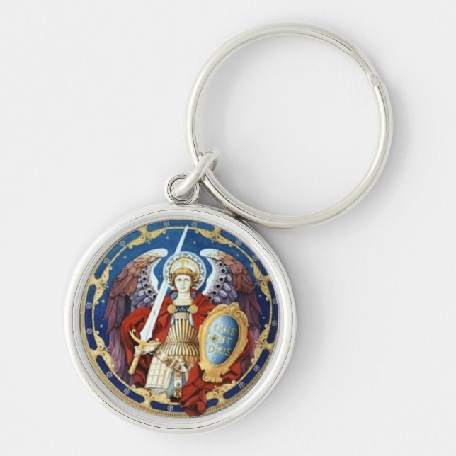 Archangel St. Michael Keychain (Front)