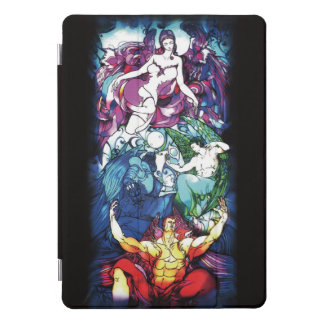 Archangel stained glass iPad cover