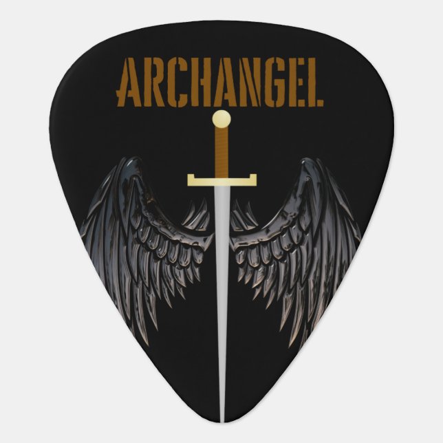 ARCHANGEL SWORD  GUITAR PICK (Front)