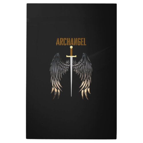 ARCHANGEL SWORD  METAL PRINT