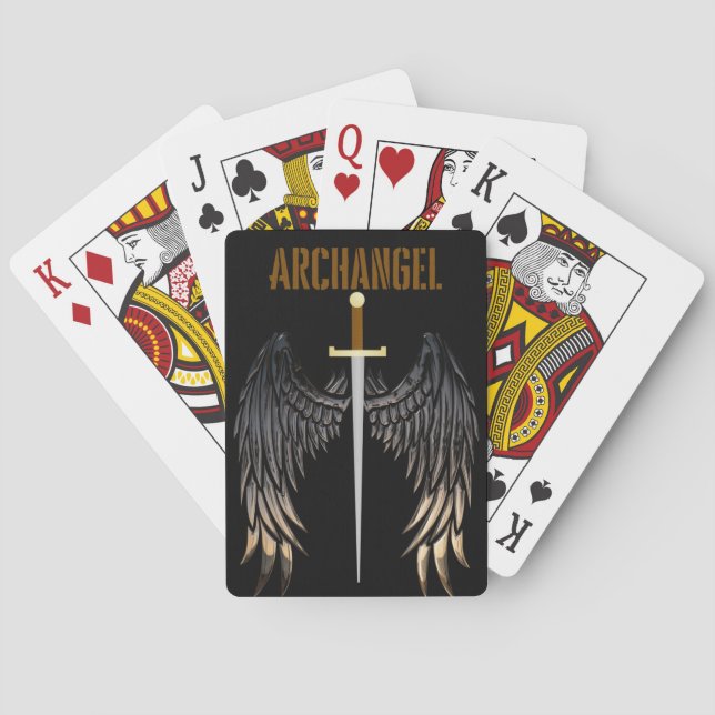ARCHANGEL SWORD  POKER CARDS (Back)