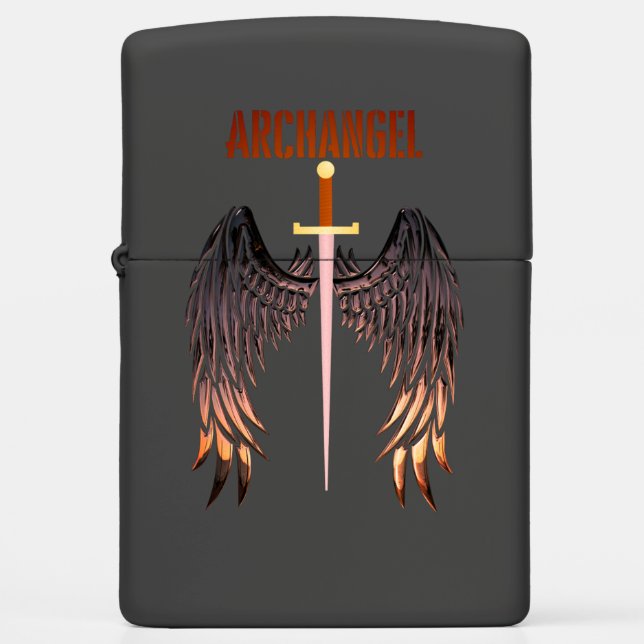 ARCHANGEL SWORD  ZIPPO LIGHTER (Front)