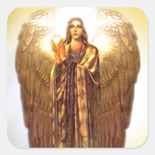 Archangel Uriel Square Sticker