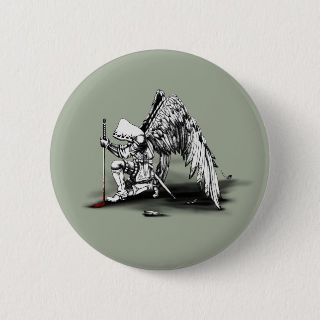 ArchAngel Warrior Button (Front)