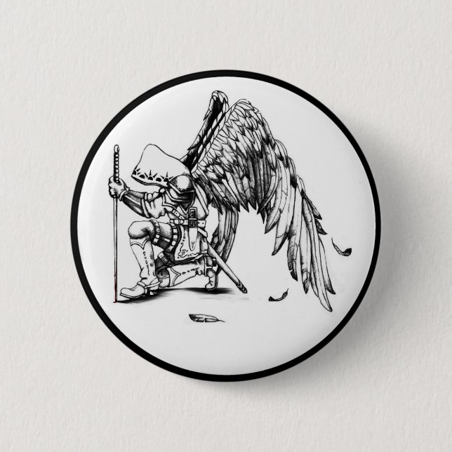 ArchAngel Warrior Button (Front)