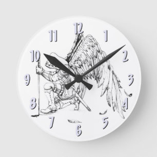 ArchAngel Warrior Clock