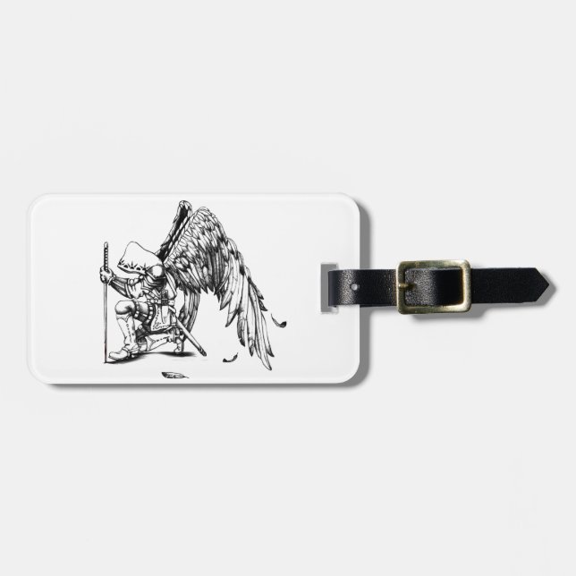 ArchAngel Warrior Luggage Tag (Front Horizontal)