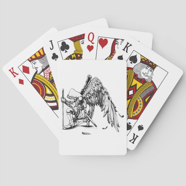 ArchAngel Warrior Poker Cards (Back)