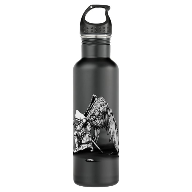 ArchAngel  Warrior Stainless Steel Water Bottle (Front)