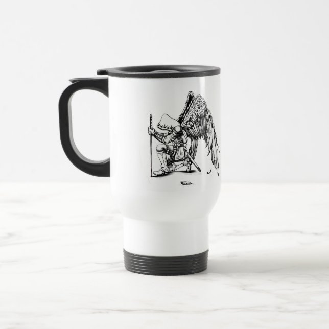 ArchAngel Warrior Travel Mug (Left)