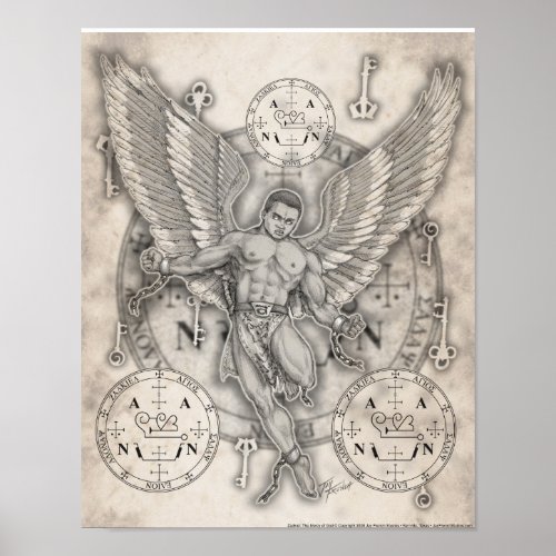 Archangel Zadkiel Print