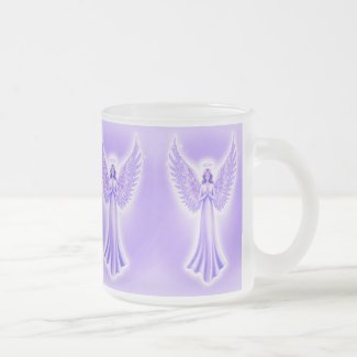 Archangel Zadkiel Purple And White Christmas 