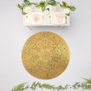 Archangels Seal, God Seal, Sigil Dei Ameth Outdoor Rug