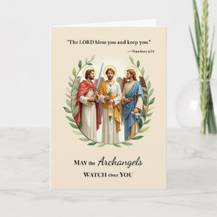 Archangels with God's Peace and Blessings Card
