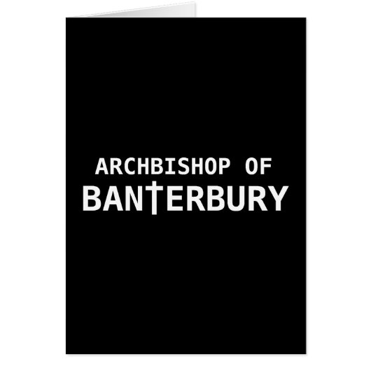 Archbishop of Banterbury 2 Cards (Front)