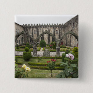 Archbishop Palace Of Braga With Garden Pinback Button