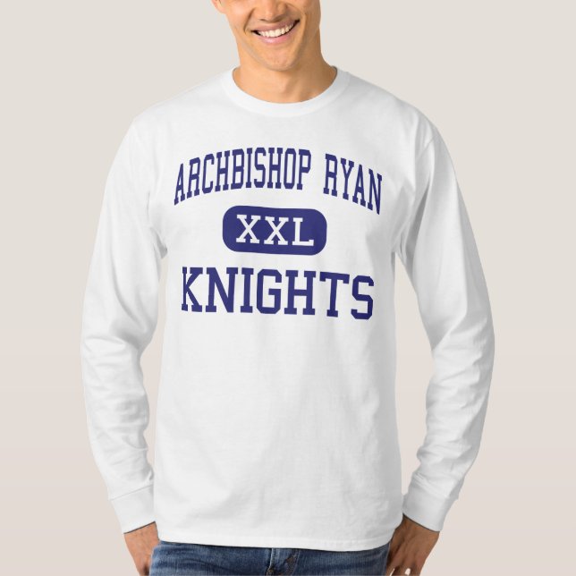 Archbishop Ryan - Knights - High - Omaha Nebraska T-Shirt (Front)
