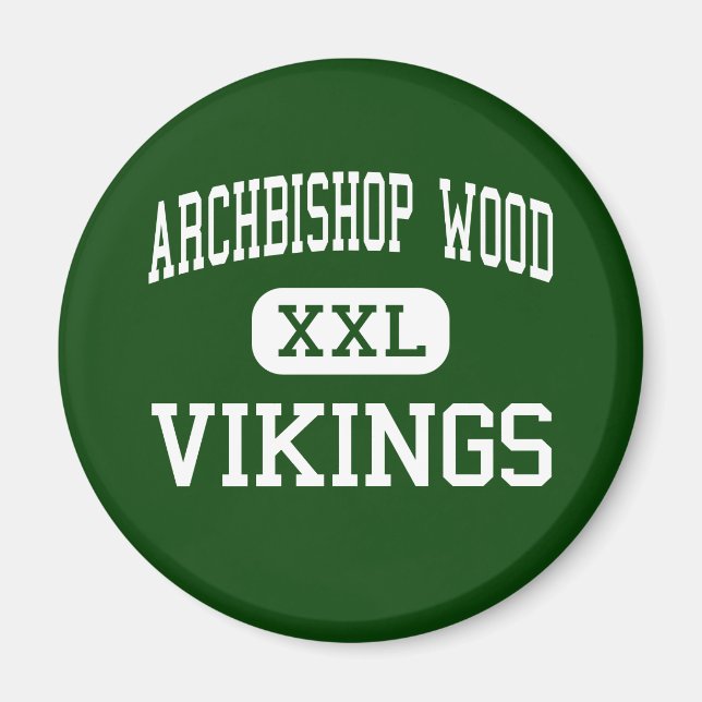 Archbishop Wood - Vikings - High - Warminster Magnet (Front)