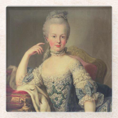 Archduchess Marie Antoinette Glass Coaster