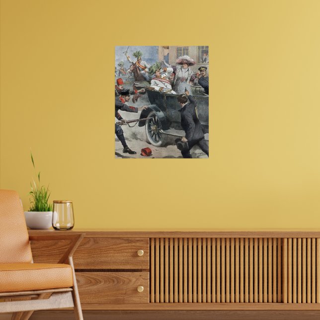Archduke franz ferdinand assassinated by gavrilo poster (Living Room 2)