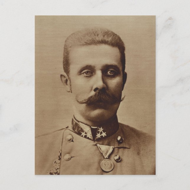 Archduke Franz Ferdinand of Austria Postcard (Front)