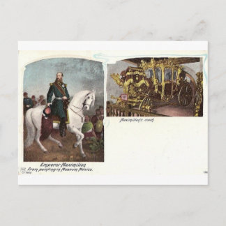 Archduke Maximilian of Austria on horse #014M Postcard