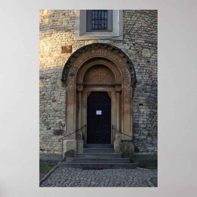 Arched Church Door Poster (Front)