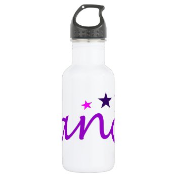 Arched Dance With Stars Stainless Steel Water Bottle by PolkaDotTees at Zazzle