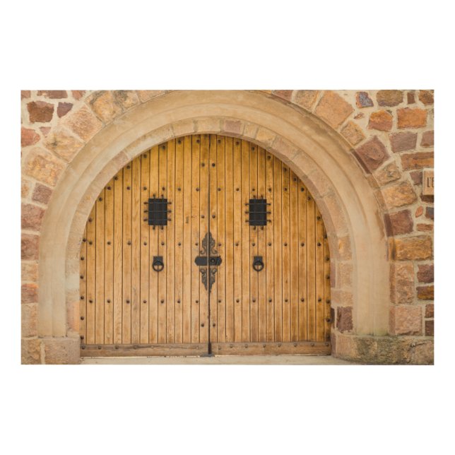 Arched Doorway, France Wood Wall Decor (Front)