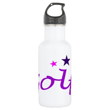 Arched Golf With Stars Water Bottle by PolkaDotTees at Zazzle