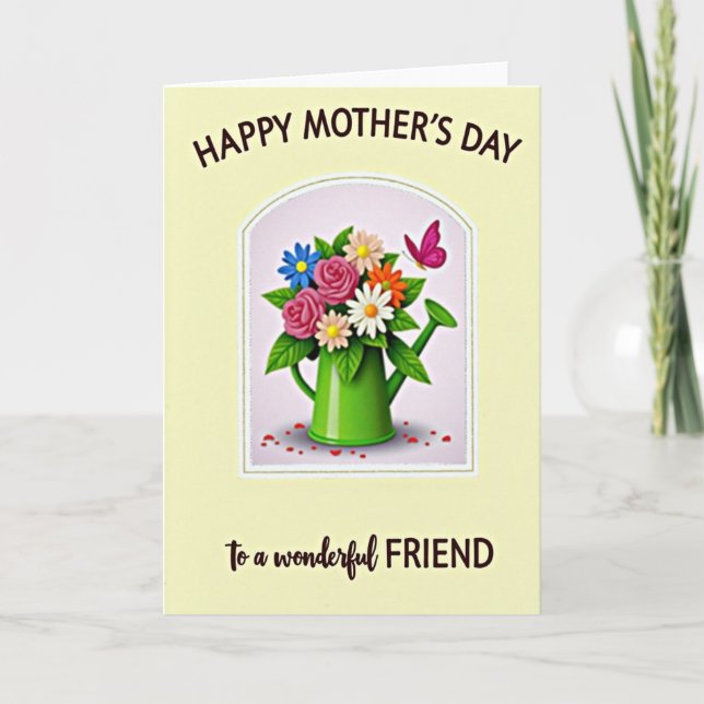 Arched Mothers Day Floral Card (Front)