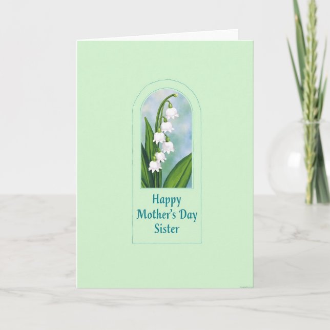 Arched Mothers Day Sister Card (Front)