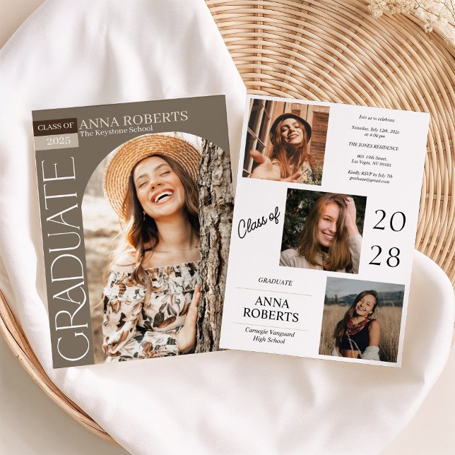 Arched Photo Graduation Invitation (Creator Uploaded)