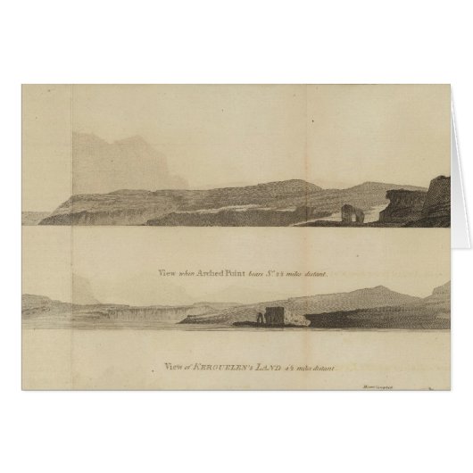 Arched Point, Kerguelen's Land Cards (Front Horizontal)
