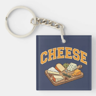 Arched Varsity Collegiate Style Culinary Graphics Keychain