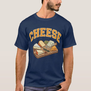 Arched Varsity Collegiate Style Culinary Graphics T-Shirt