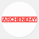 Archenemy Stamp Classic Round Sticker