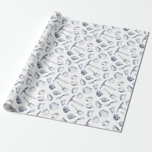 Archeological Fragments Wrapping Paper