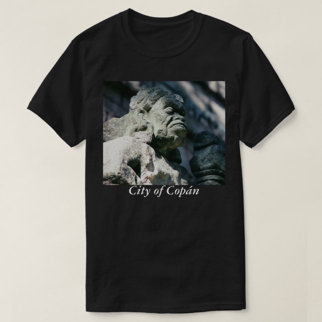 Archeological Site Copan Honduras Photo Designed T-Shirt (Design Front)